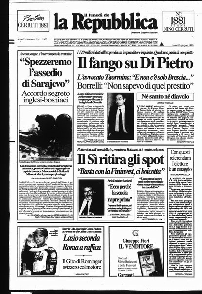 Il lunedì de La repubblica